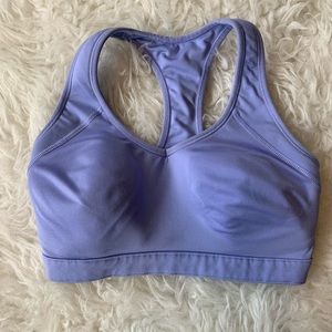 Gap fit purple high impact performance sports bra